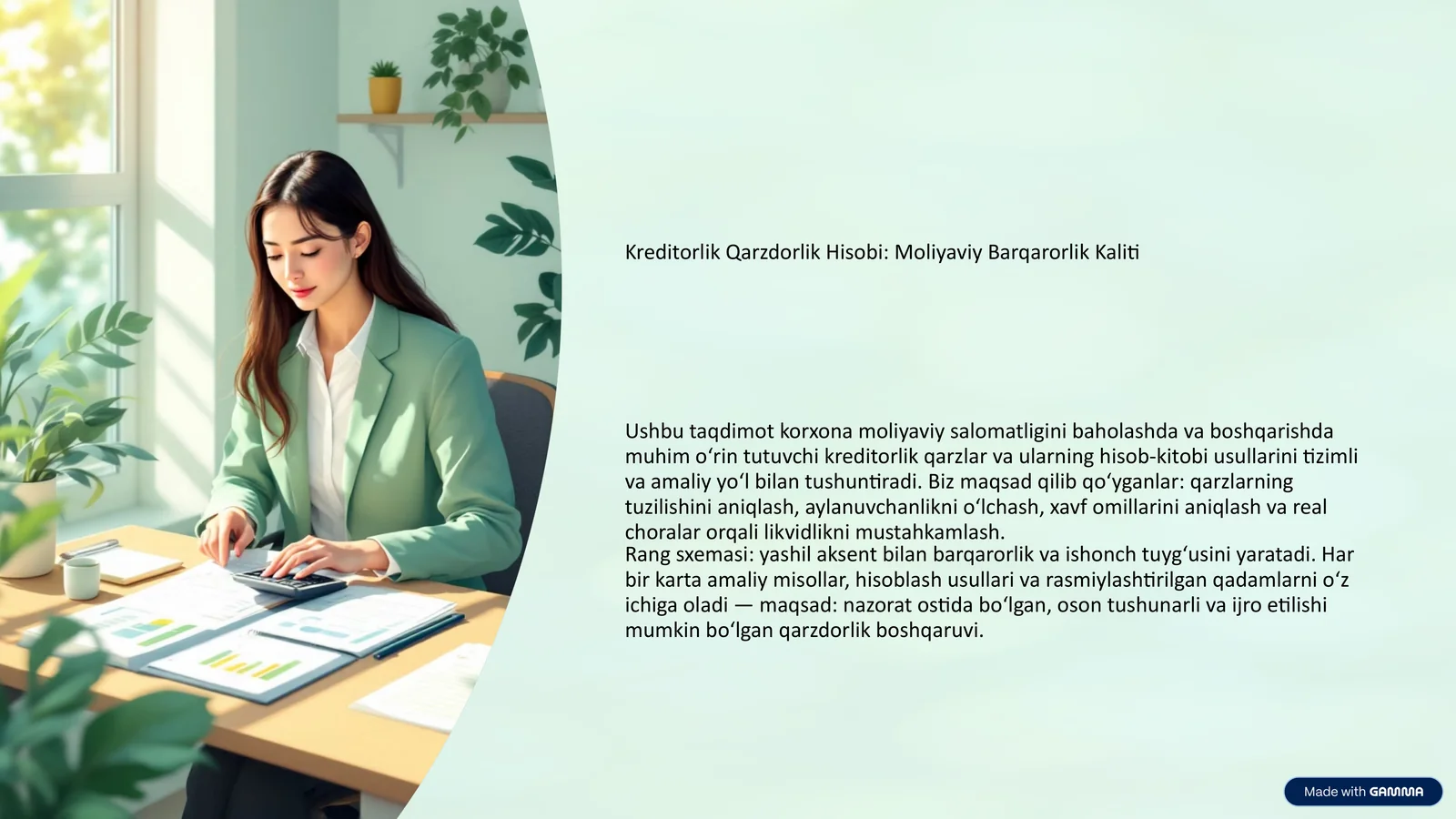 Kreditorlik Qarzdorlik Hisobi: Moliyaviy Barqarorlik Kaliti