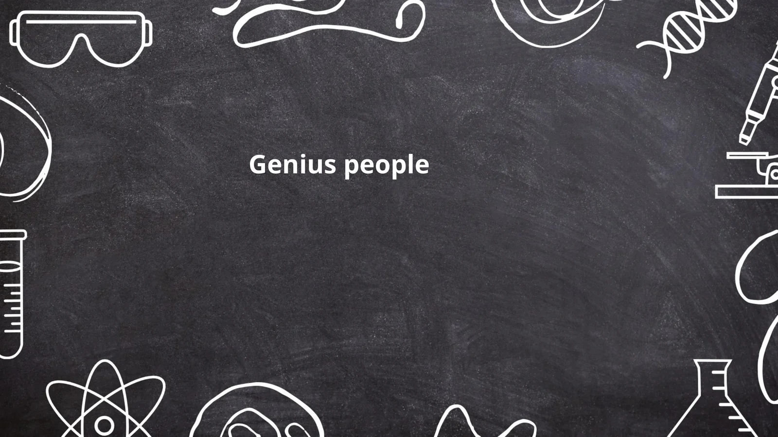 Genius people