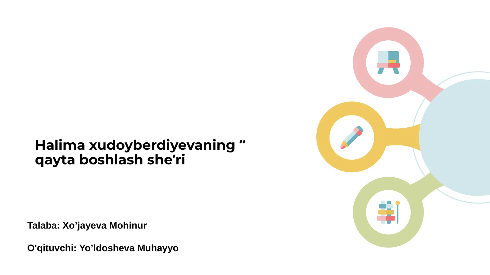 "Qayta boshlash" she’ri