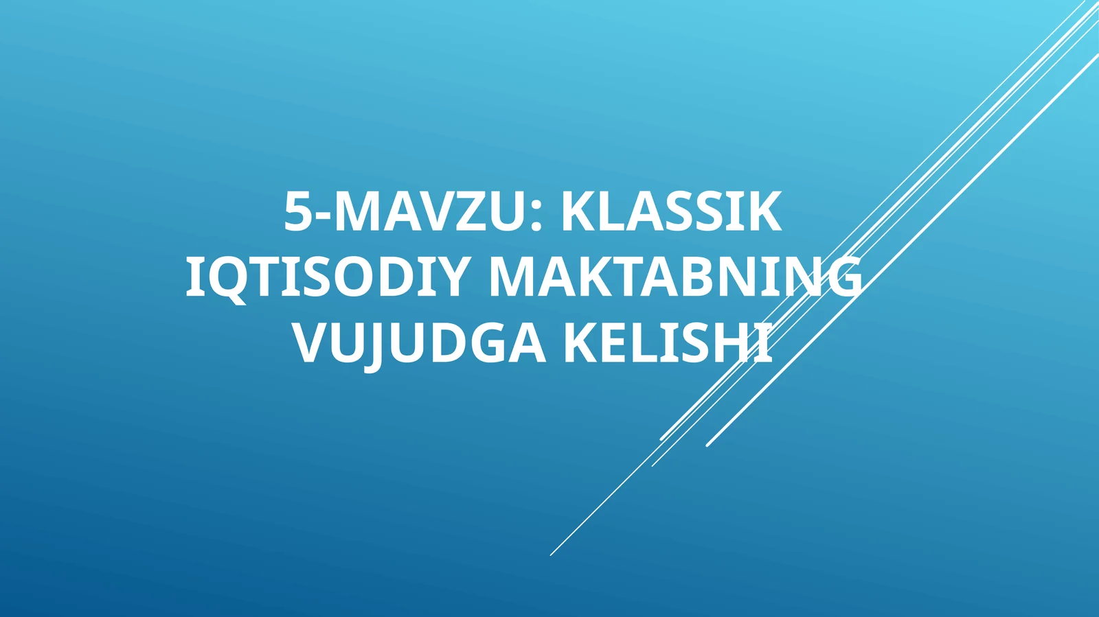 Uilyam Petti (1623-1687)-Angliya klassik siyosiy iqtisodining asoschisi