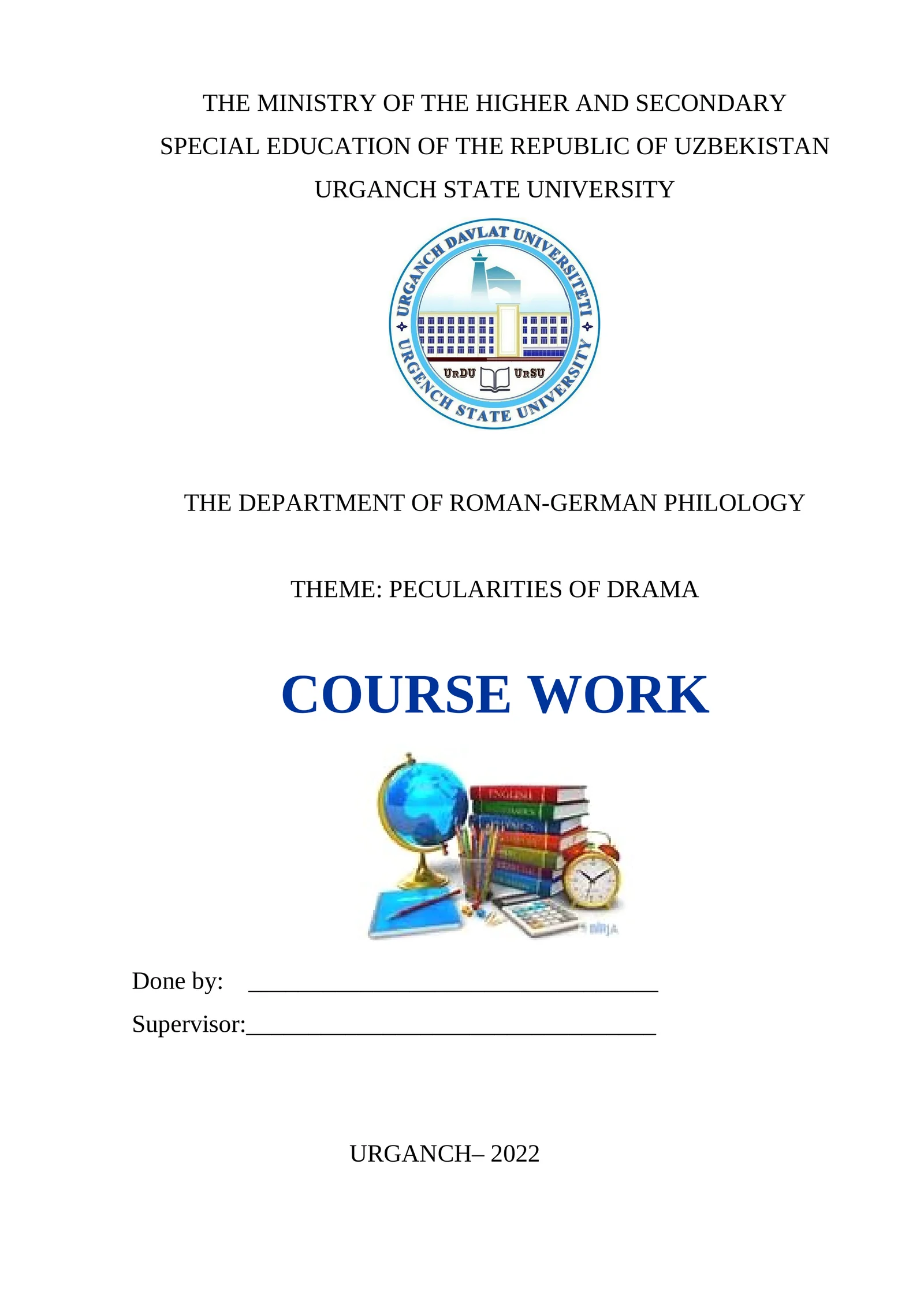 PECULARITIES OF DRAMA