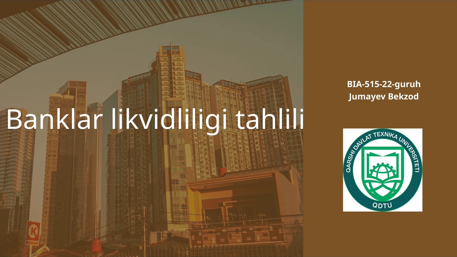 Banklarlikvidliligitahlili