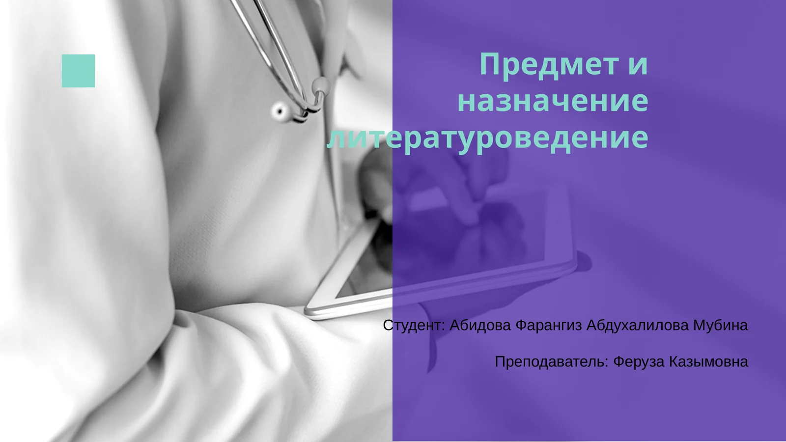 Литературоведение