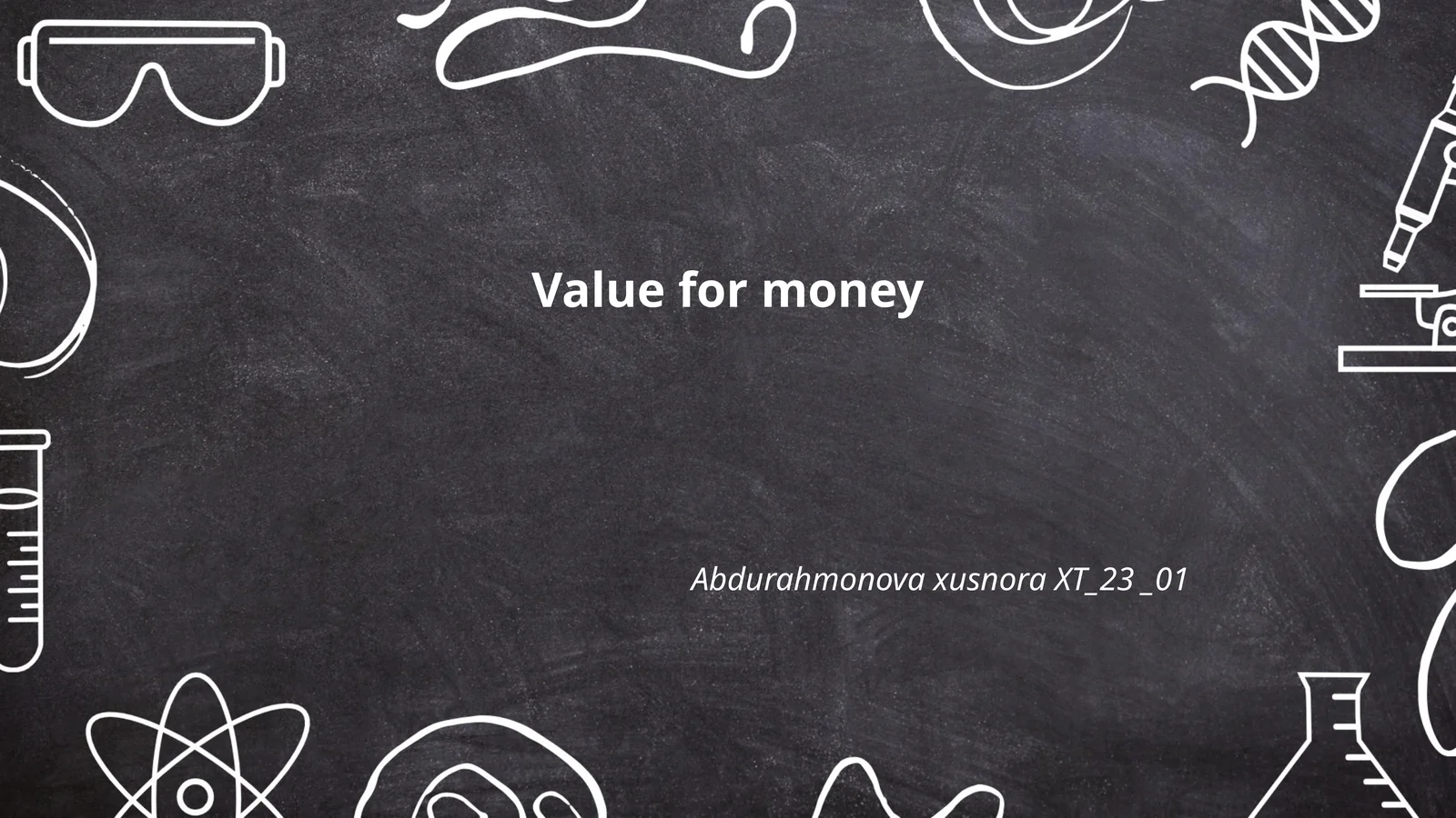 Value for money