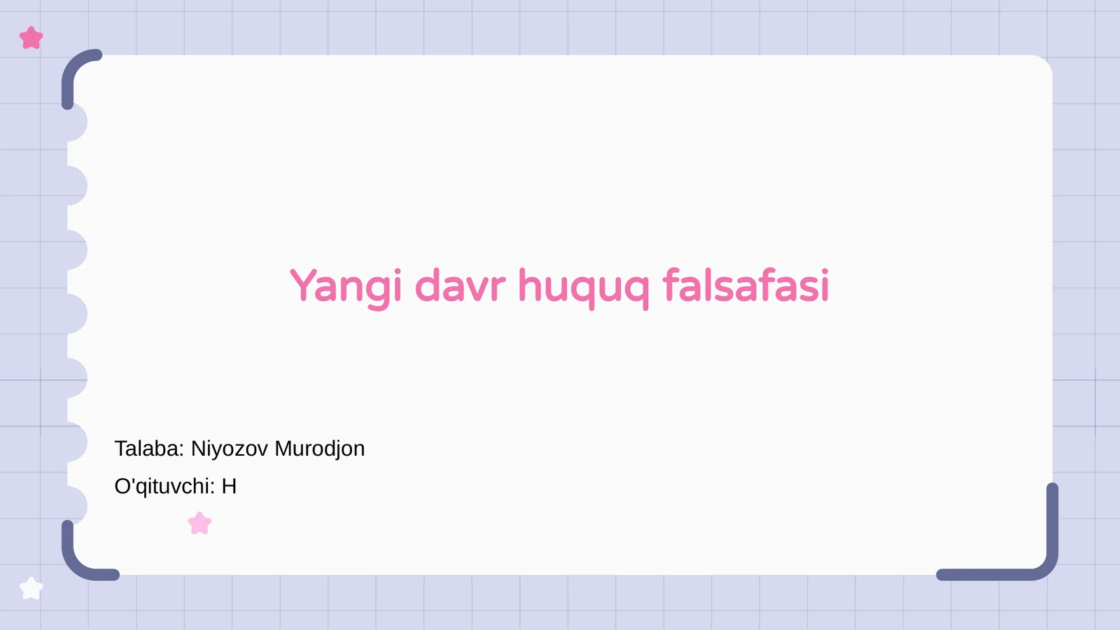 Yangi davr huquq falsafasi