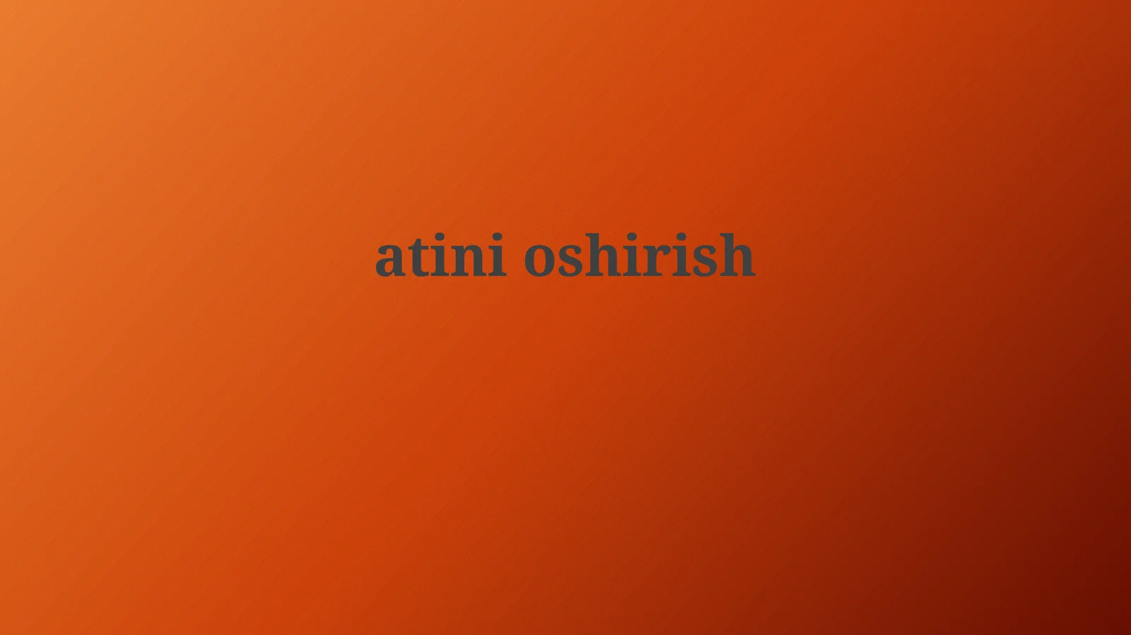 Atini Oshirishning Mohiyati