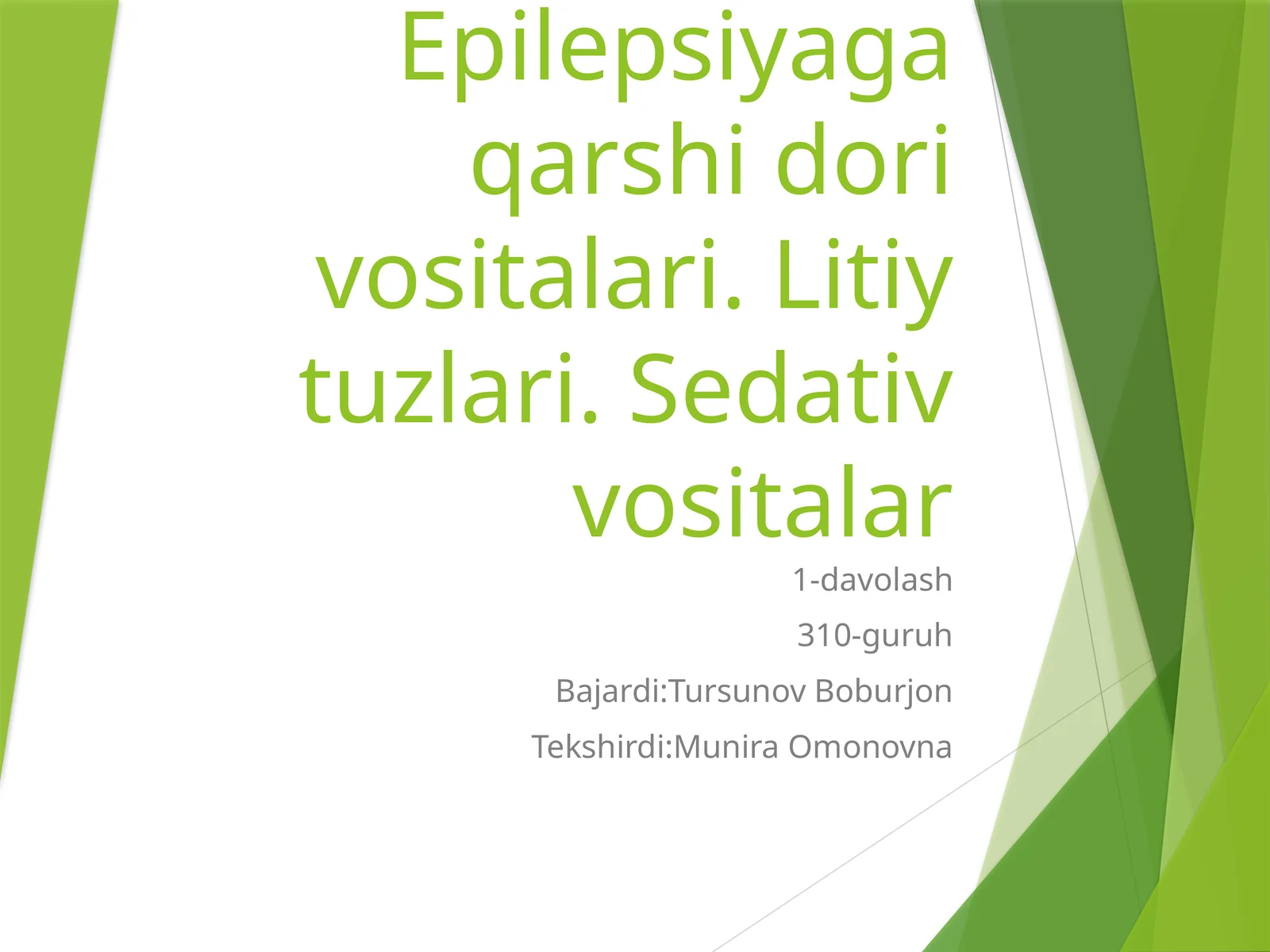 Epilepsiyaga qarshi dorilar