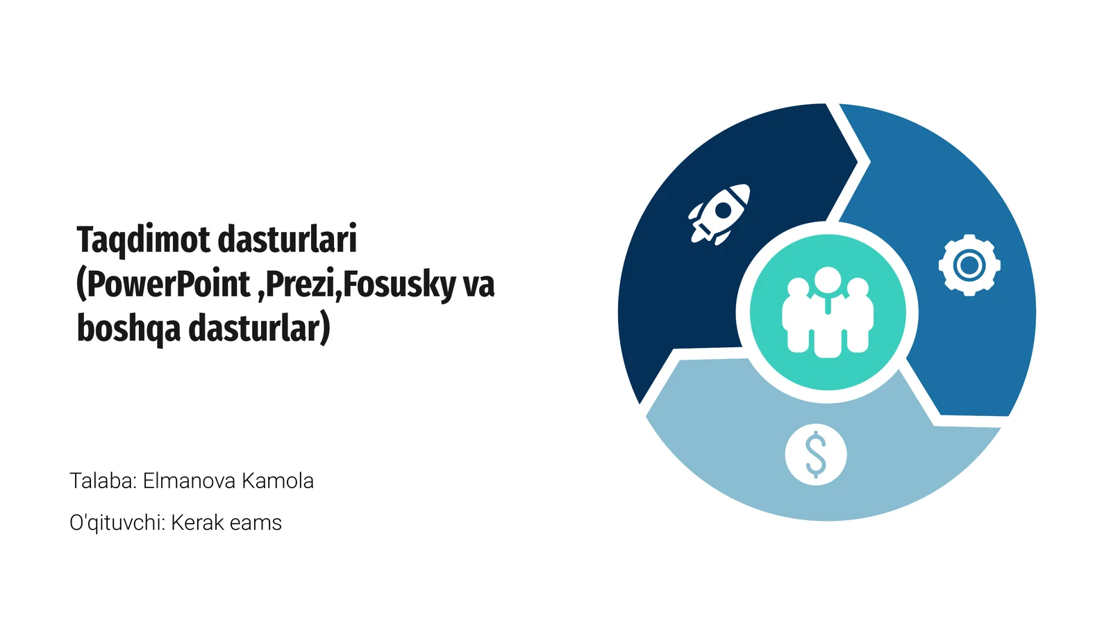 Taqdimot dasturlari (PowerPoint,Prezi,Fosusky va boshqa dasturlar)