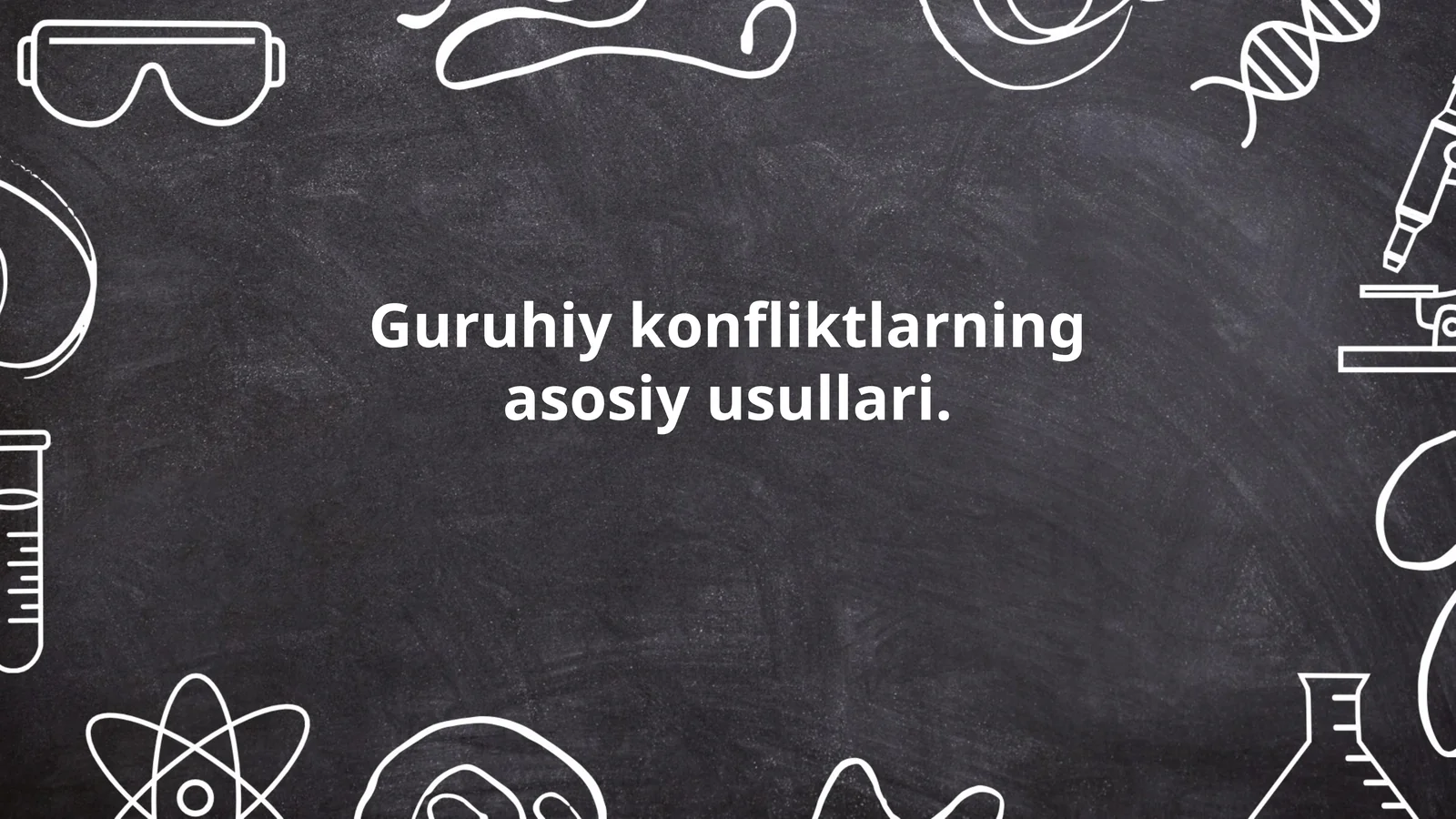 Guruhiy konfliktlarning asosiy usullari