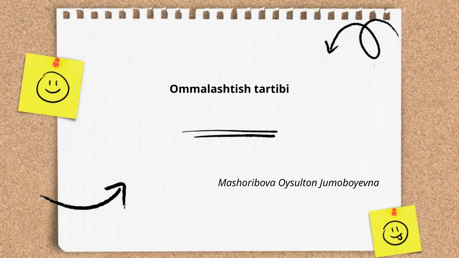 Ommaviylashgan Falsafiy Tushunchalar