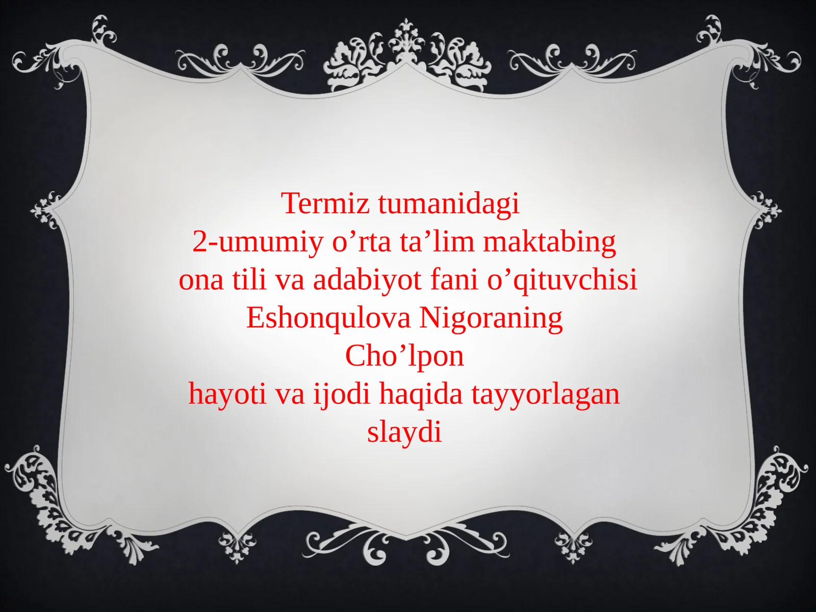 Cho’lpon hayoti va ijodi
