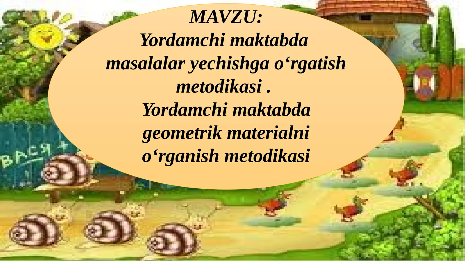 Yordamchimaktabda masalalaryechishga o‘rgatish metodikasi. Yordamchimaktabgeometrikmaterialnio‘rganishmetodikasi