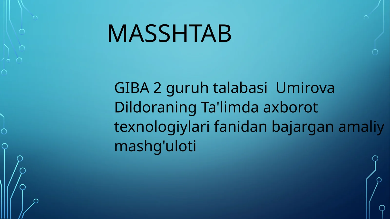 Masshtab
