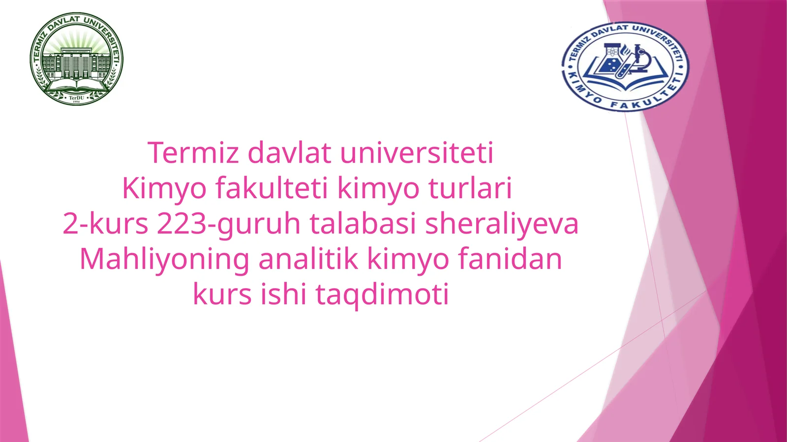 analitikkimyofanidankursishitaqdimoti