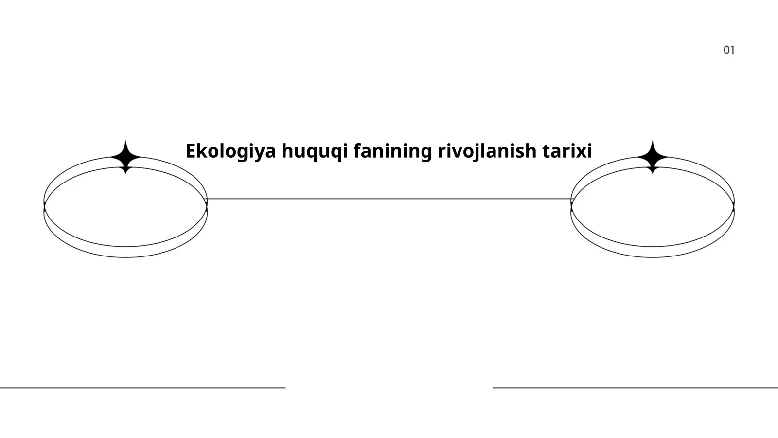 Ekologiya huquqi fanining rivojlanish tarixi