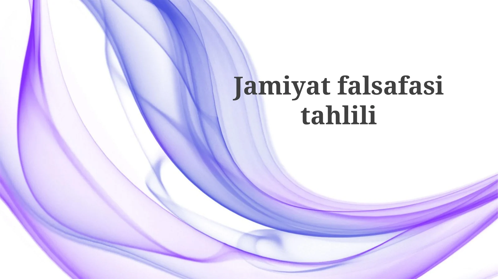 Jamiyatfalsafasitahlili