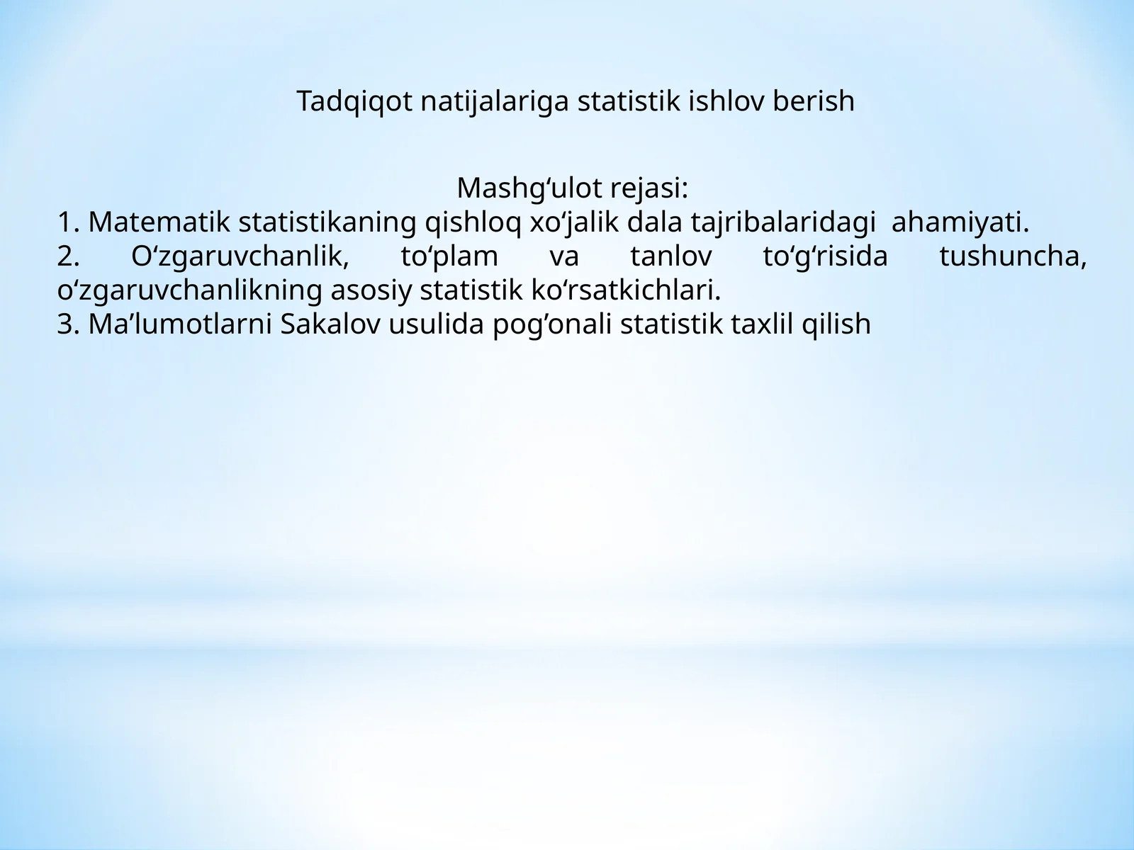 Matematik statistika