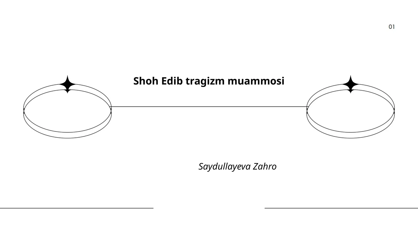 Shoh Edib tragizm muammosi