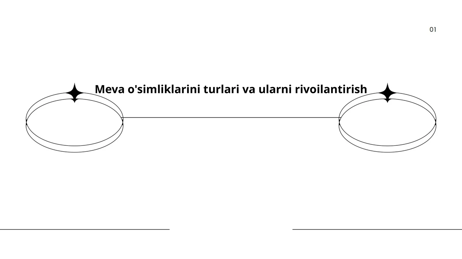 Meva o'simliklarini turlari va ularni rivoilantirish