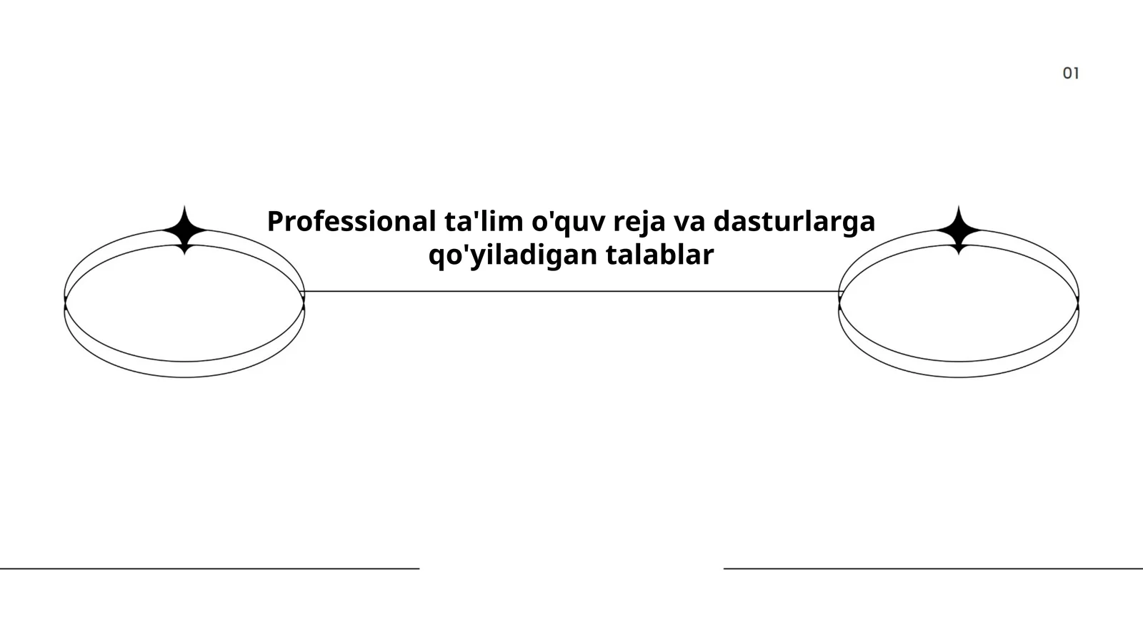Professional ta'lim o'quv reja va dasturlarga qo'yiladigan talablar