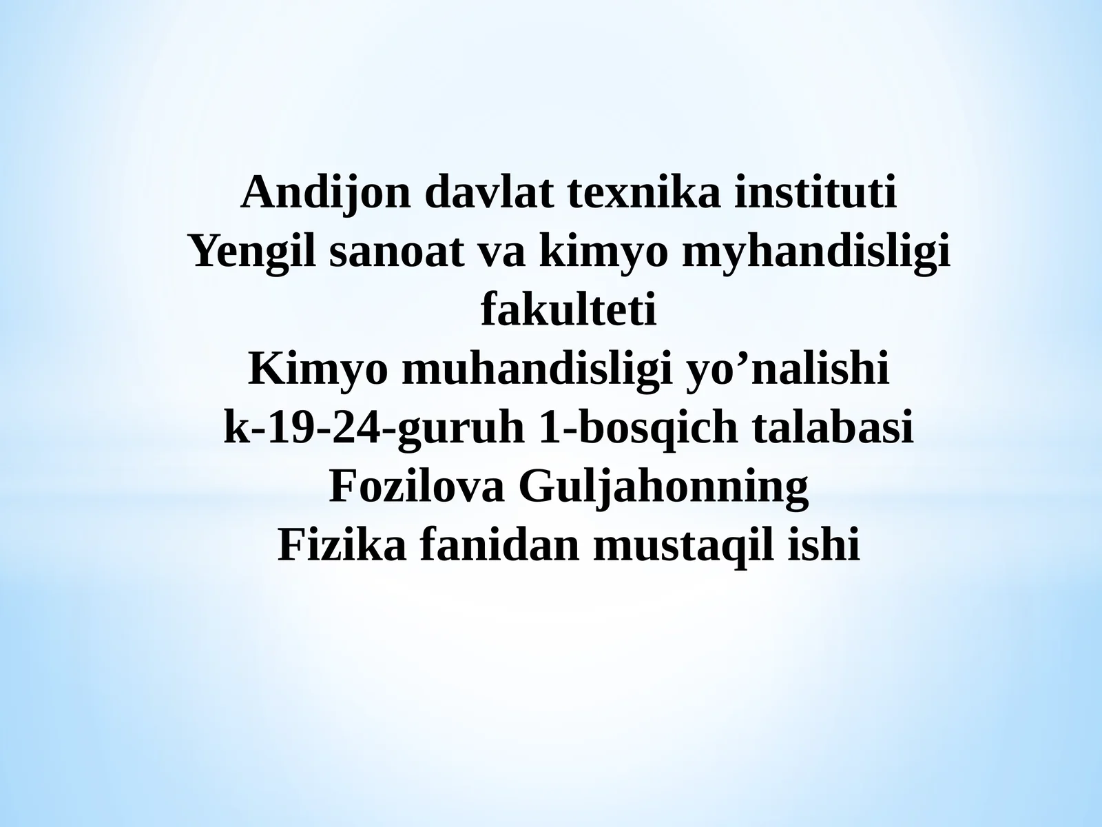 Fizikafanidanmustaqilishi