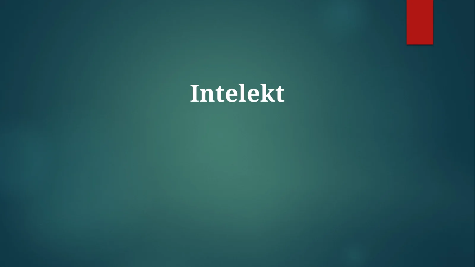 Intelekt