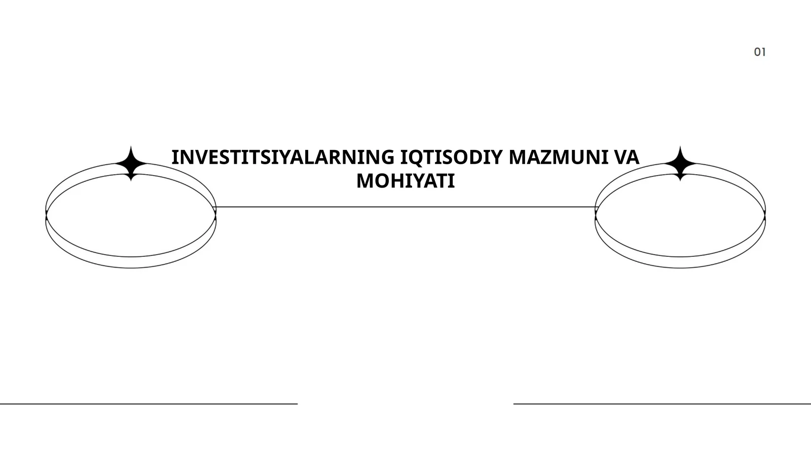 Investitsiyalarning iqtisodiy mazmuni va mohiyati