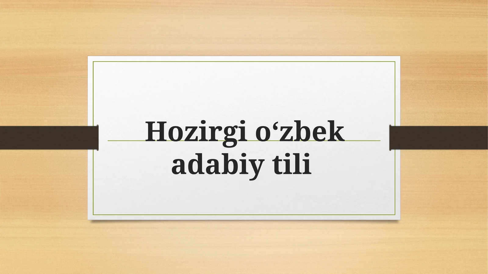 Grammatik kategoriyalar