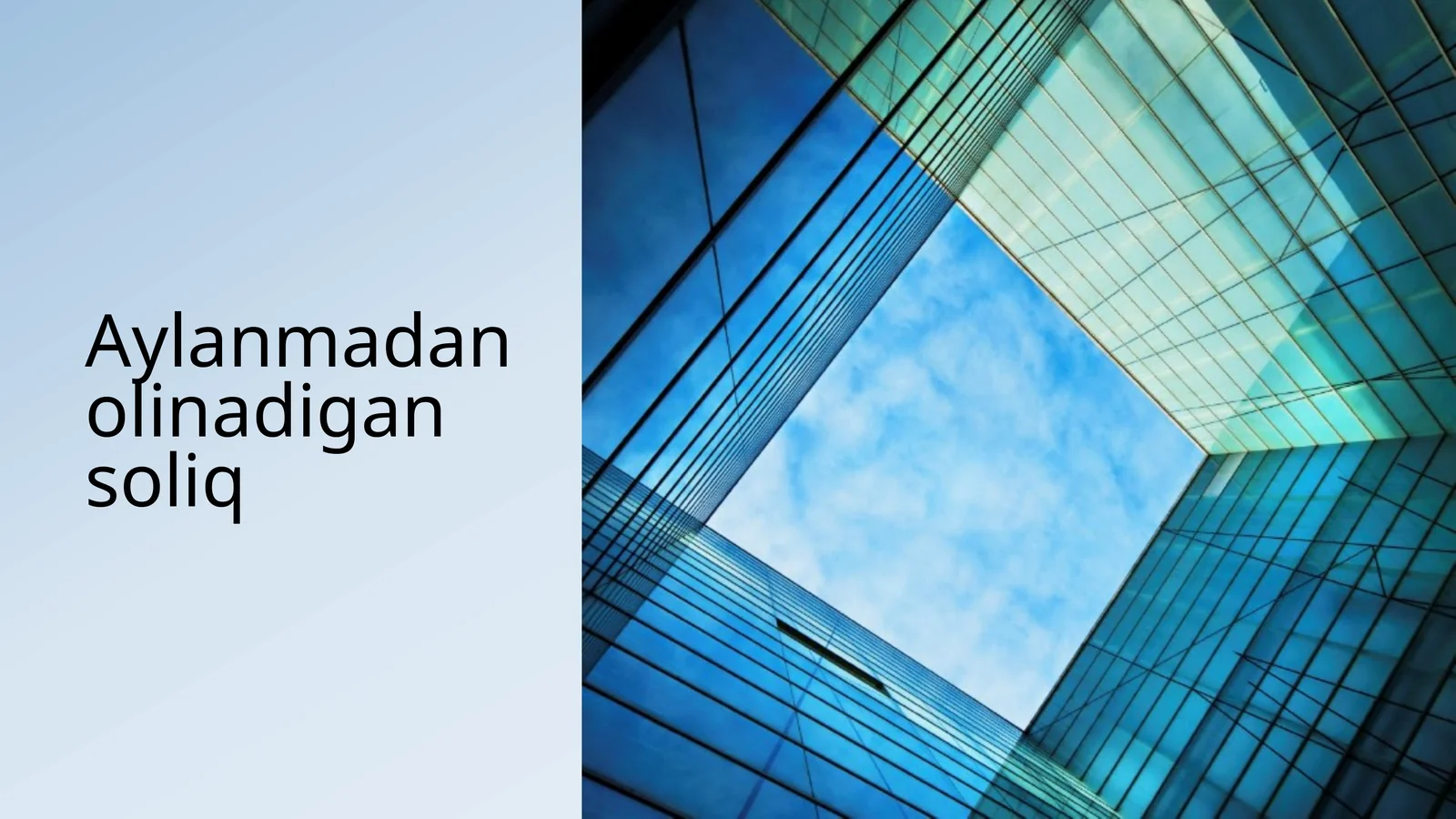 Aylanmadan olinadigan soliq