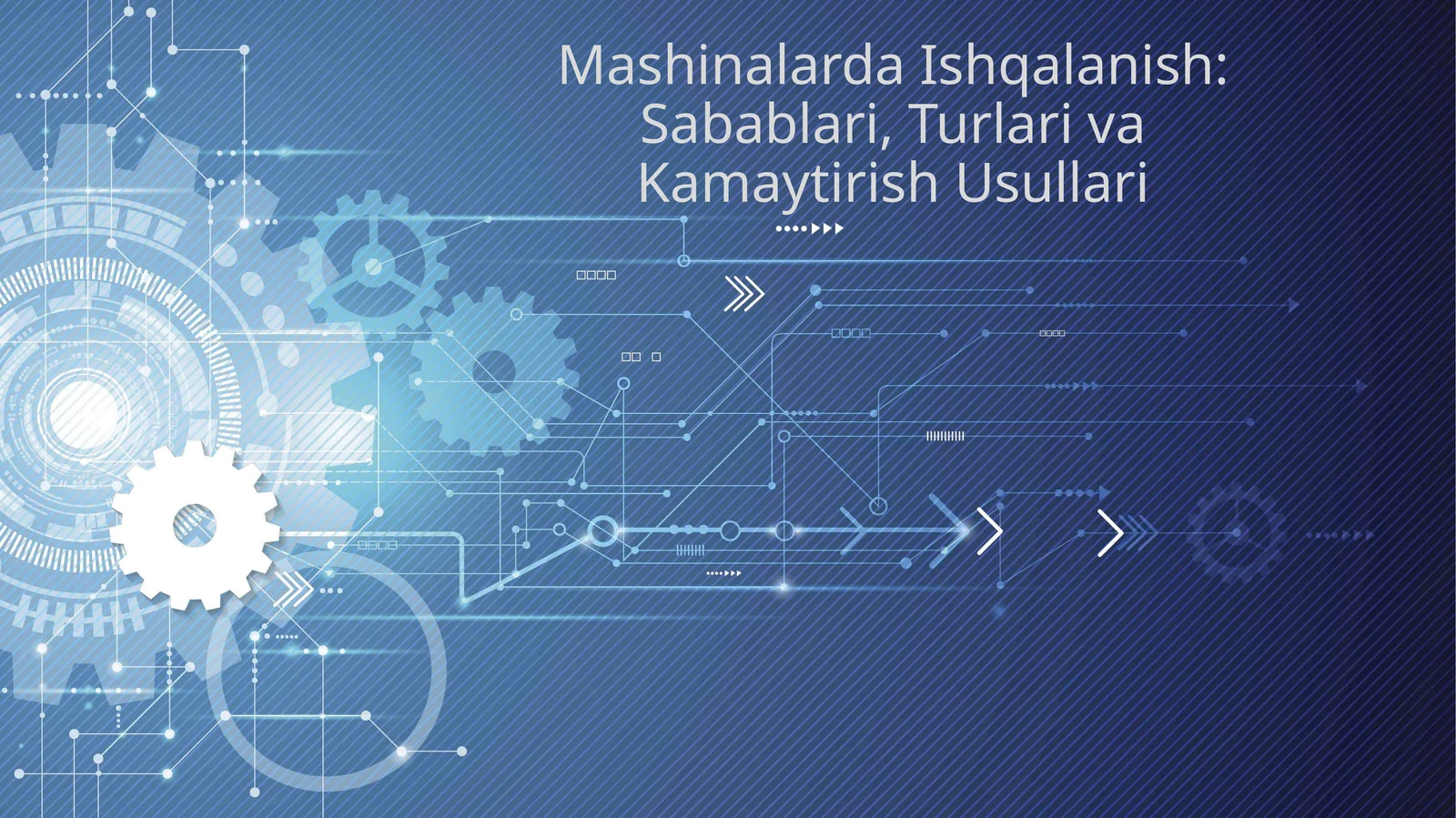 Mashinalarda Ishqalanish: Sabablari, Turlari va Kamaytirish Usullari