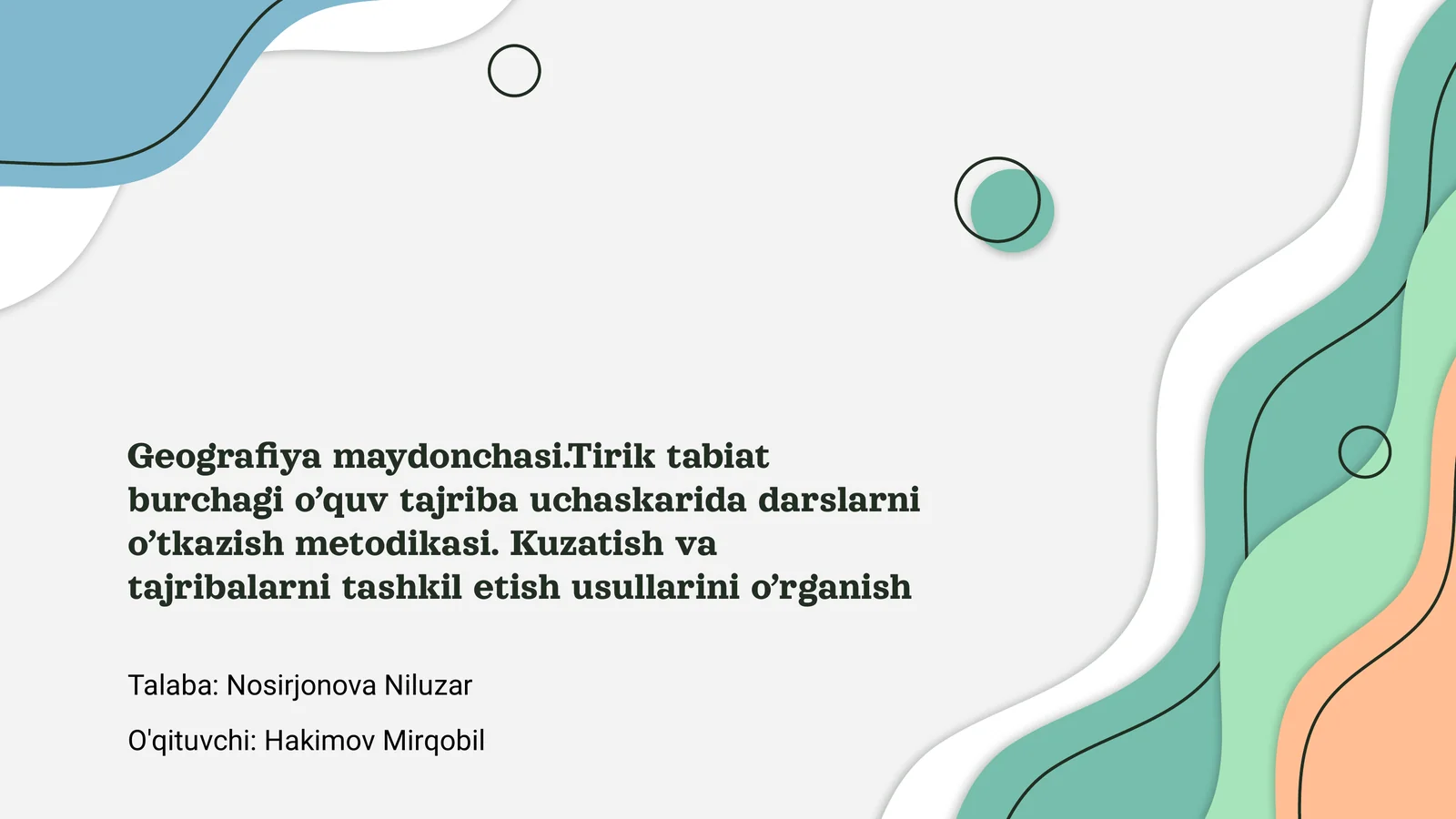 Geografiya maydonchasi