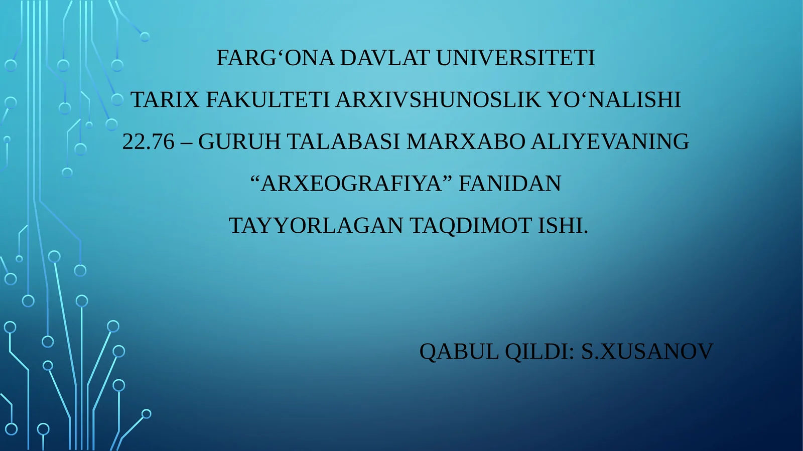 SO‘NGGI YILLARDA NASHR ETILGAN ARXEOGRAFIK TO‘PLAMLAR