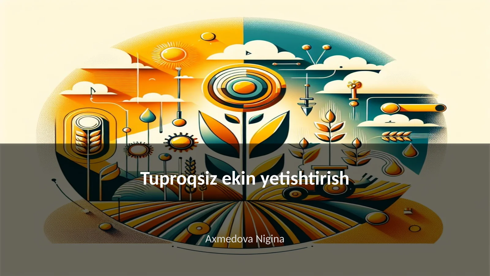 Tuproqsiz ekin yetishtirish