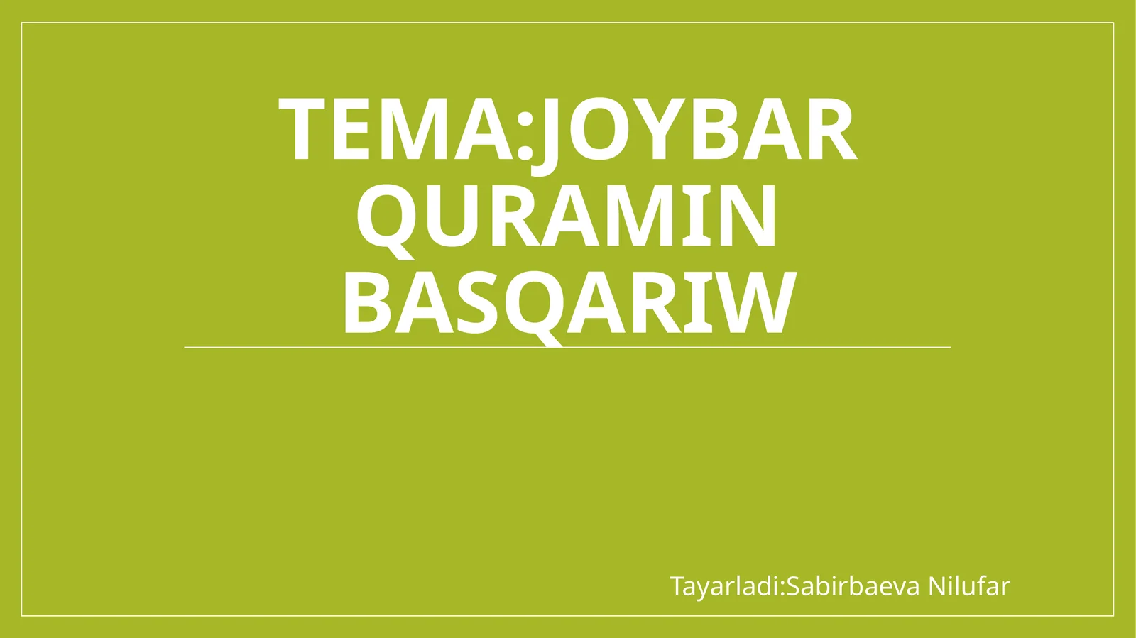 Joybarquraminbasqariw