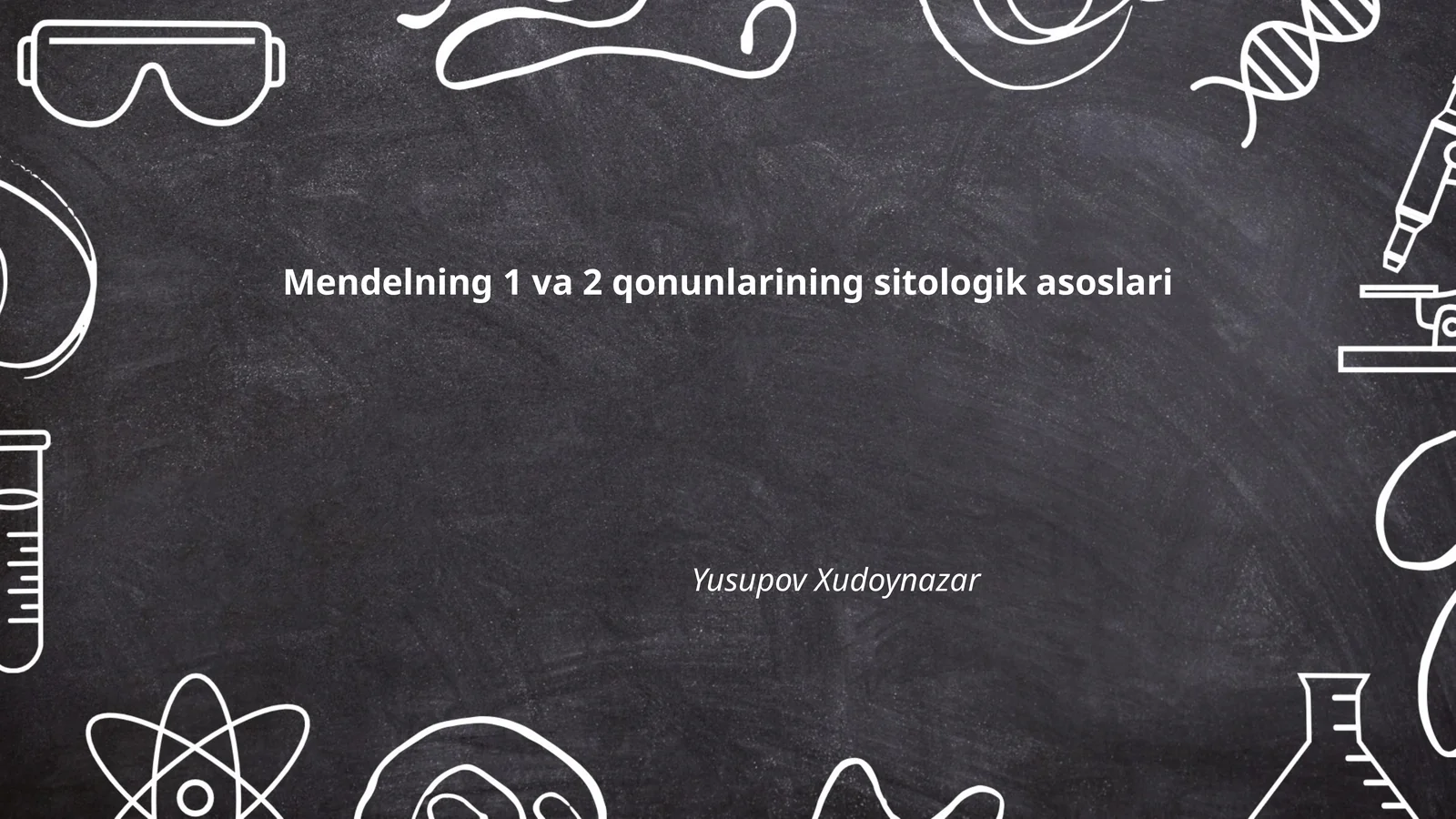 Mendelning 1 va 2 qonunlarining sitologik asoslari