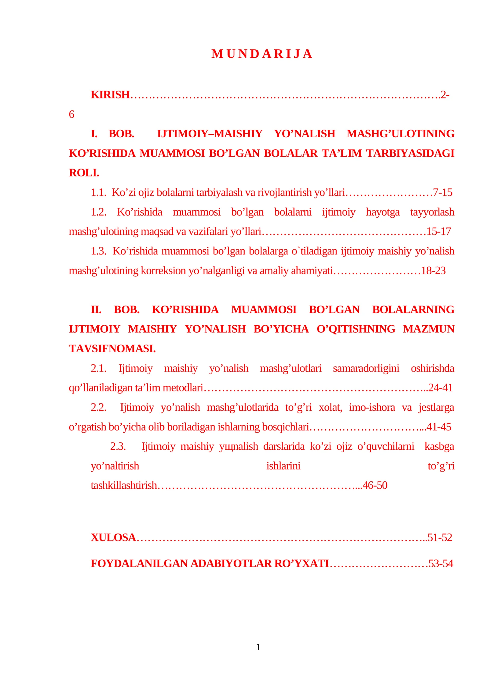 Ko'rishida Muammosi Bolgan Bolalar Ta'lim Tarbiyasi