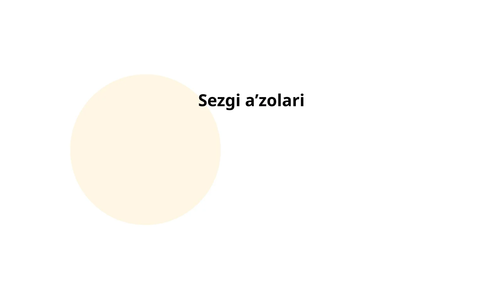Sezgi aʼzolari