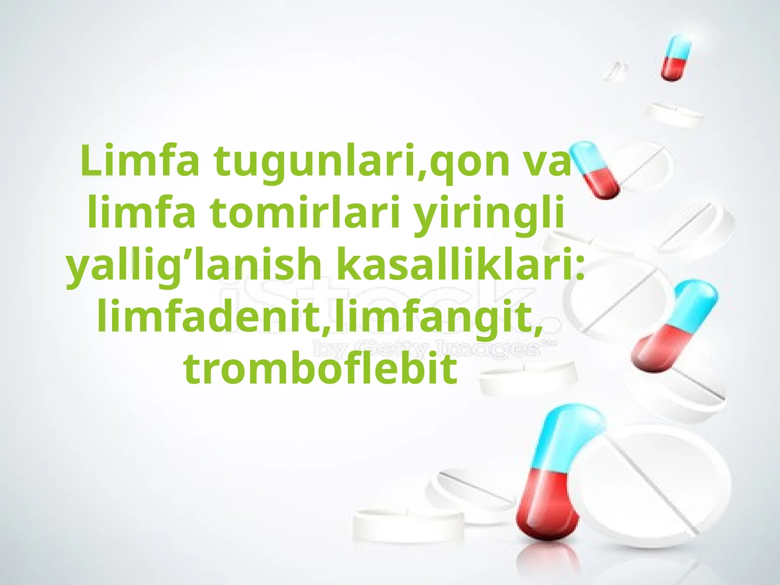 Limfa tugunlari,qon va limfa tomirlari yiringli yallig’lanish kasalliklari.pptx