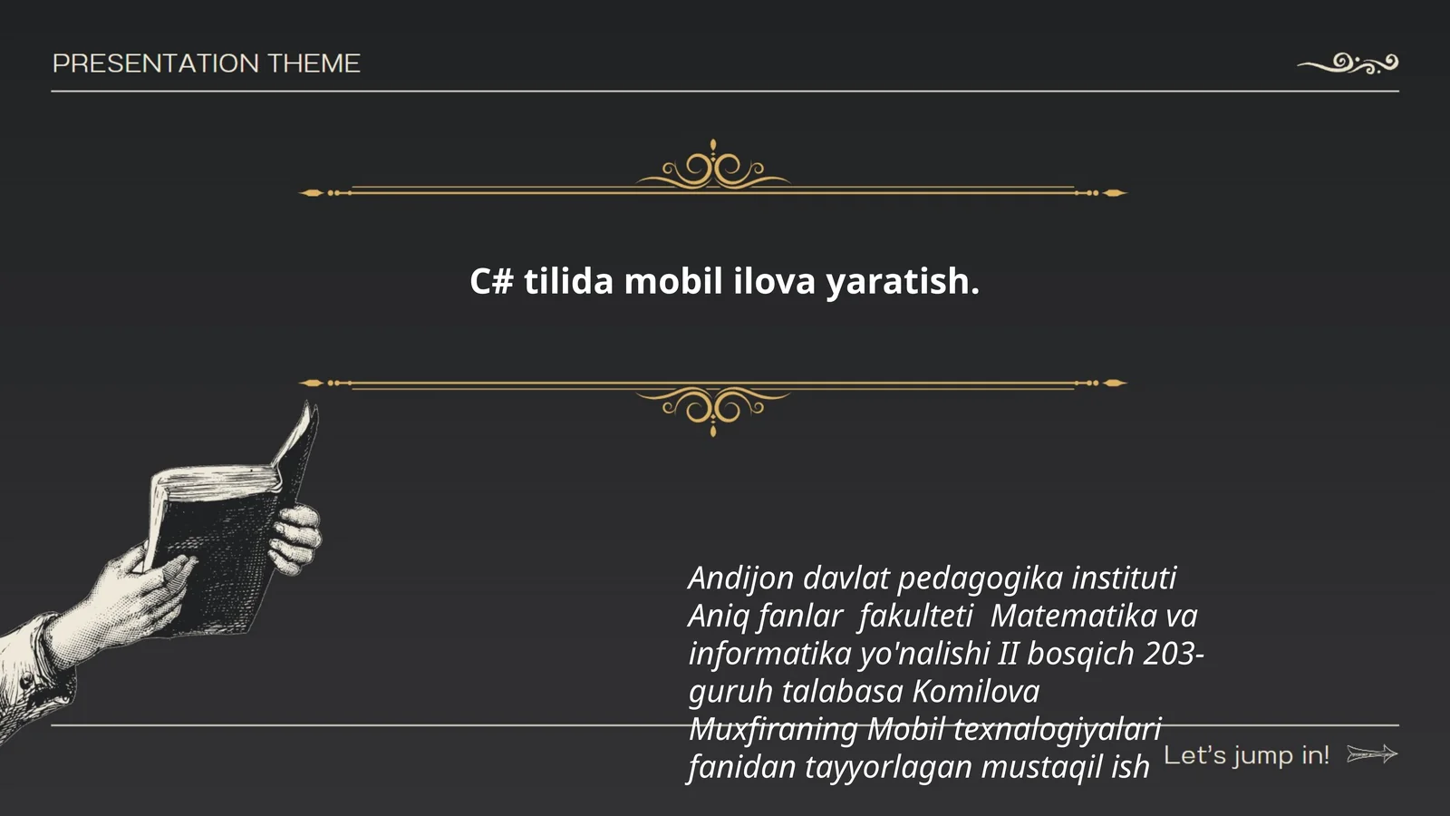 Mobil ilova yaratish