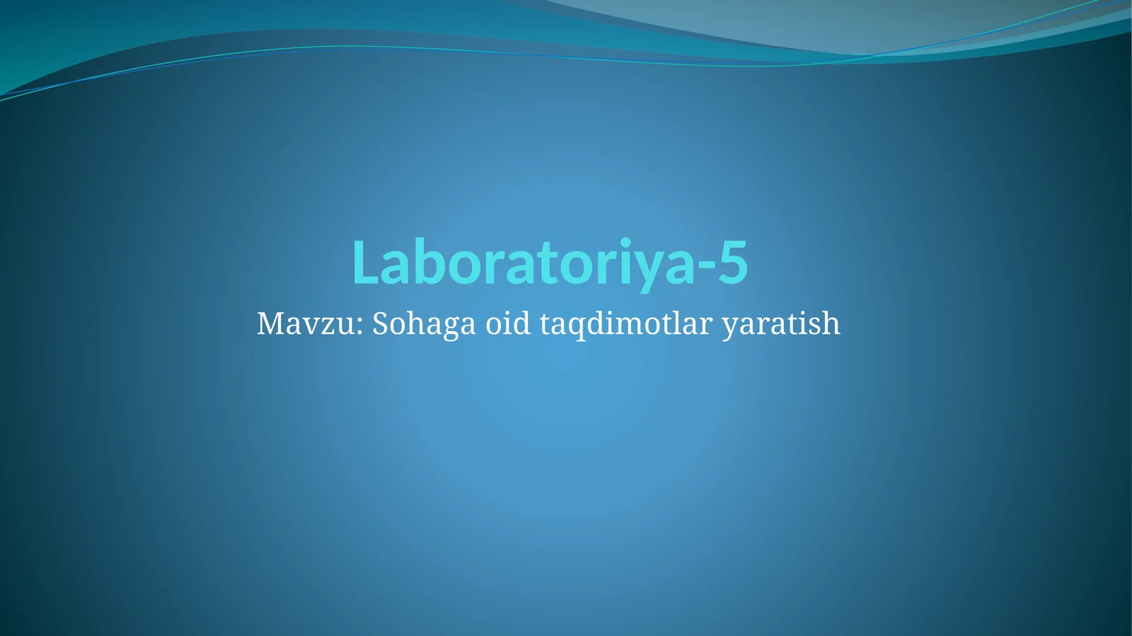 Buxgalteriyaga oid taqdimot