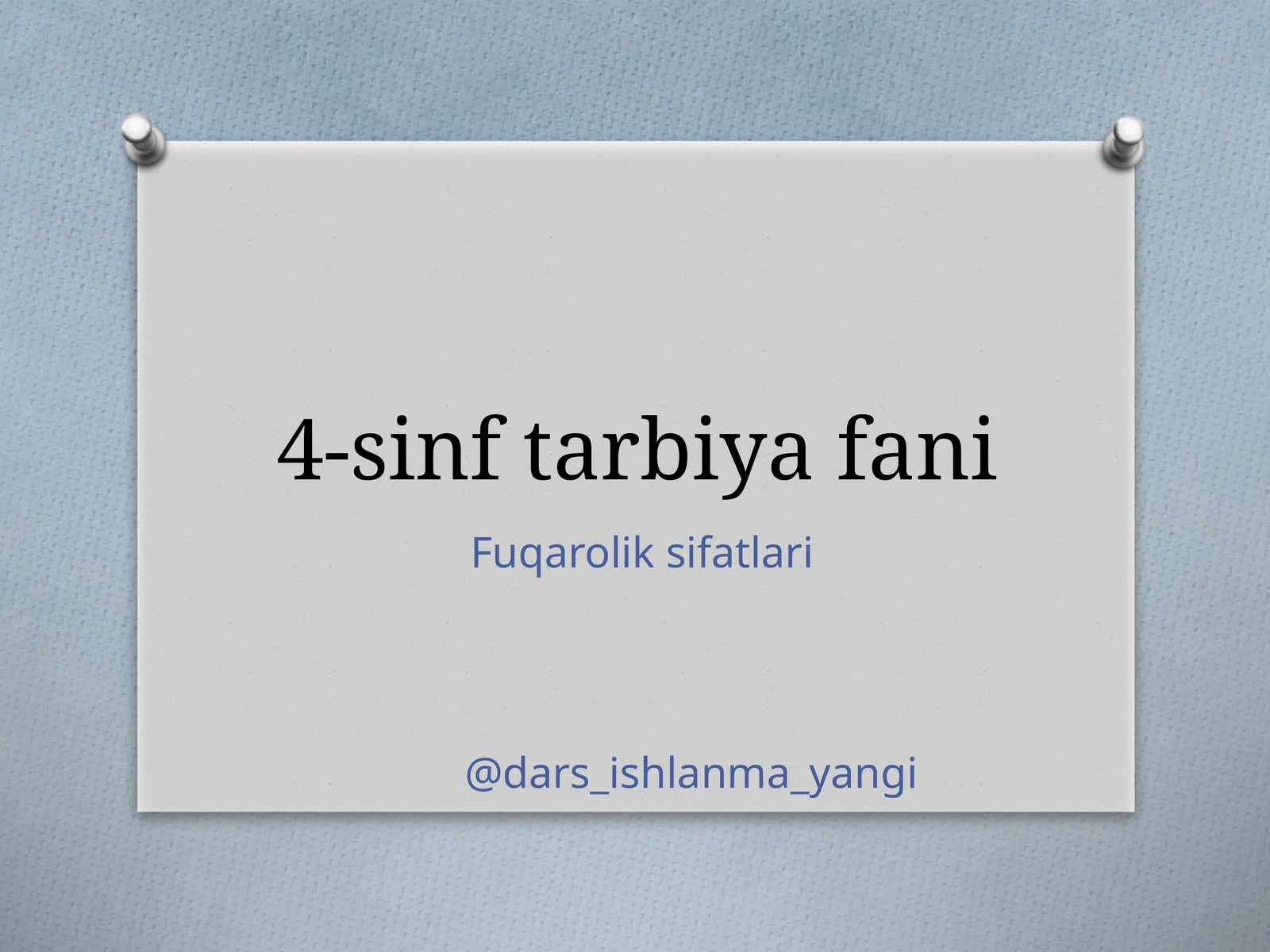 FUQAROLIK SIFATLARI