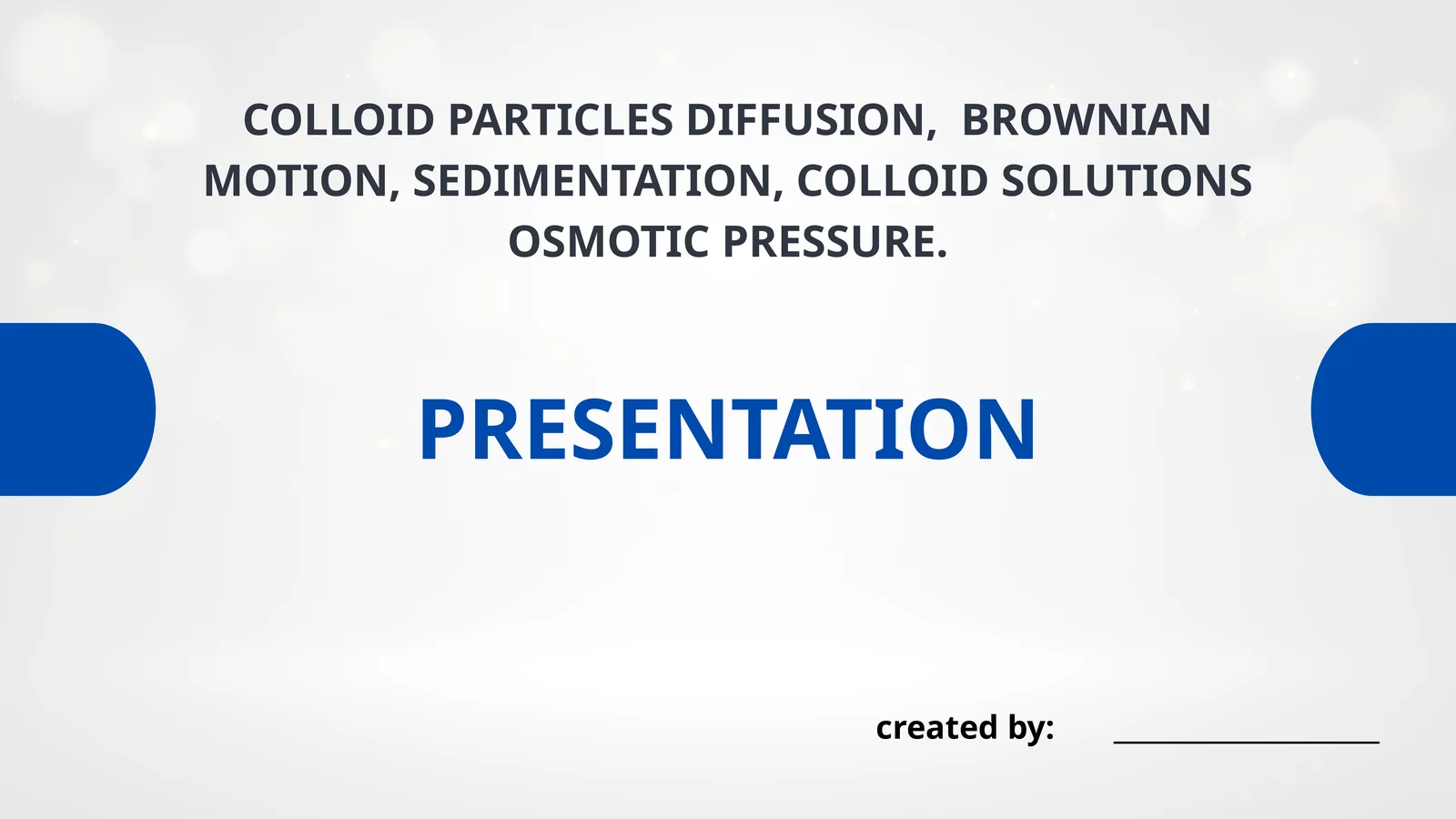 Colloid particles