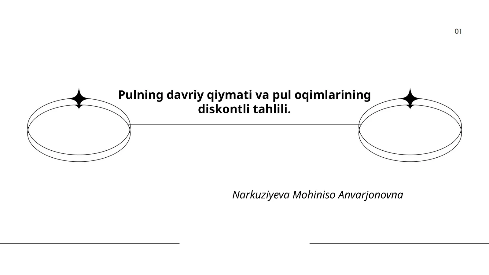 Pulning davriy qiymati va pul oqimlarining diskontli tahlili