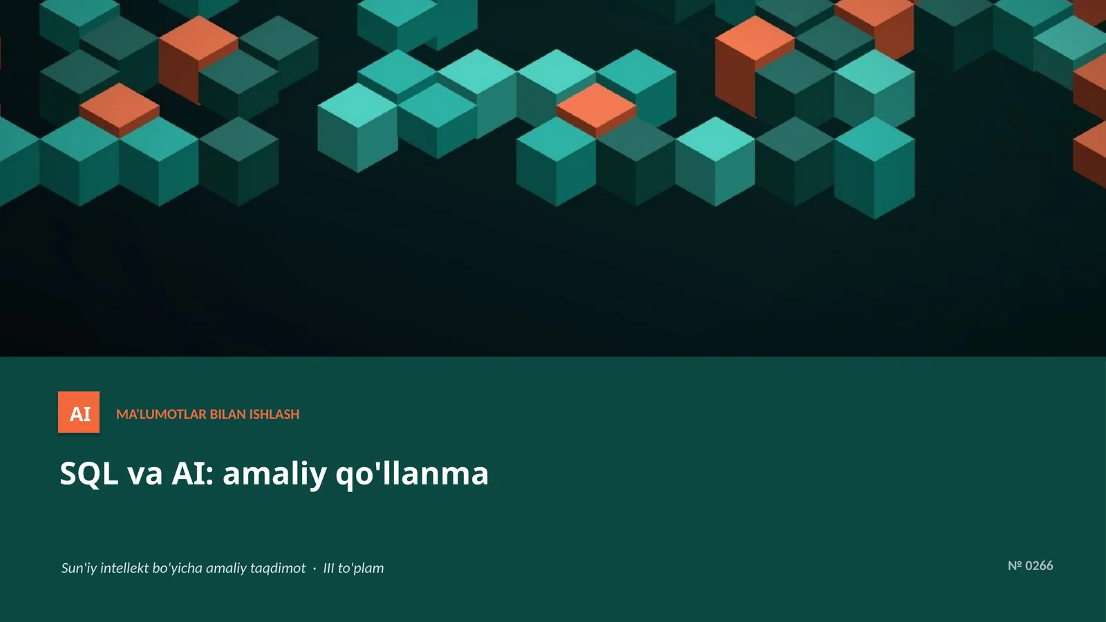 AI ma'lumotlar bilan ishlashni soddalashtirish, tahlil va vizualizatsiya