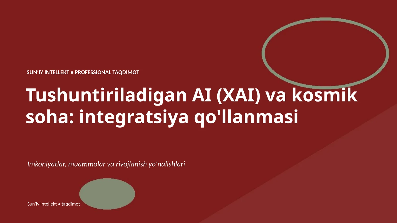 Tushuntiriladigan AI (XAI) va kosmik soha: integratsiya qo'llanmasi