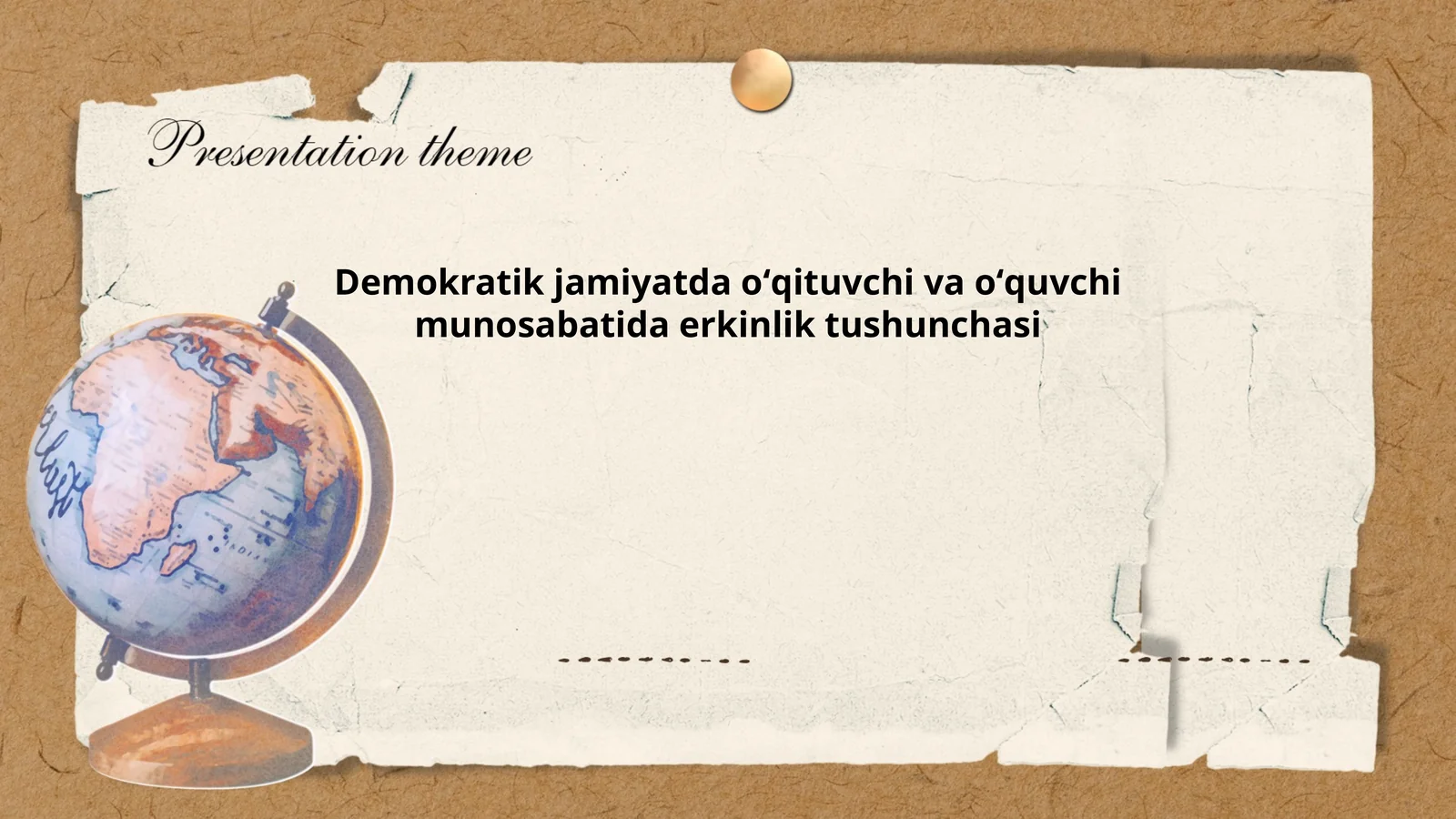 Erkinlik tushunchasi demokratik jamiyatda