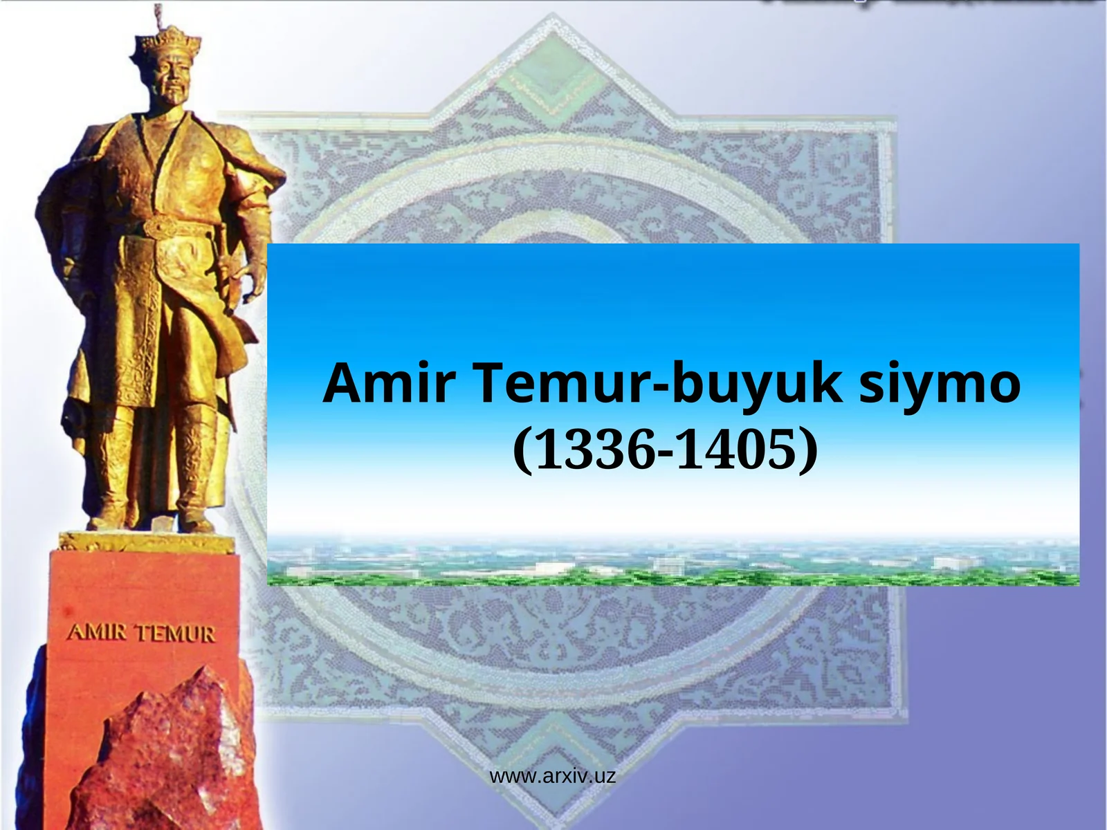 AMIR TEMUR -BUYUK SIYMO