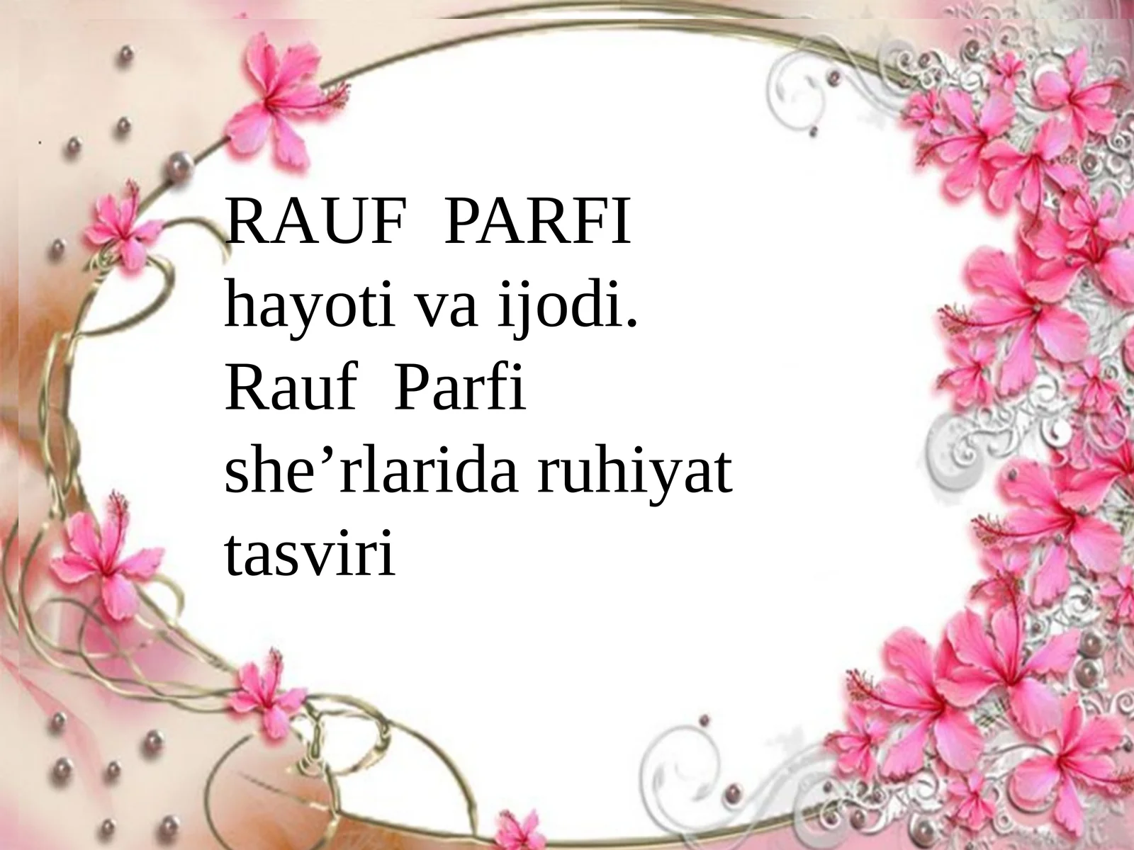 O’zbek adabiyoti tarixidan mustaqil ishi