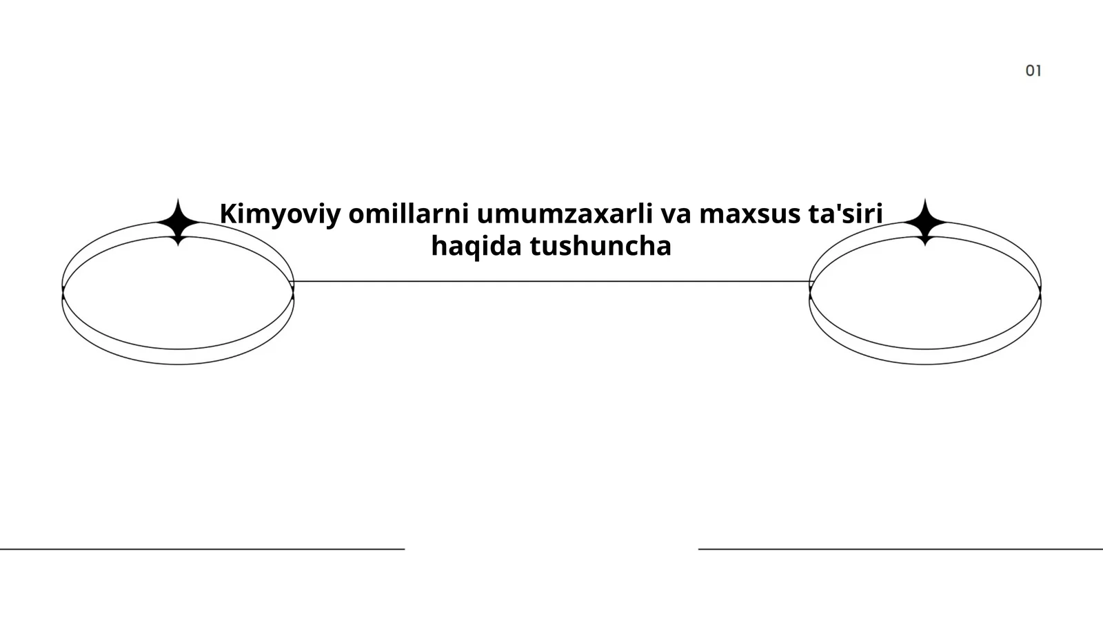 Kimyoviy omillarni umumzaxarli va maxsus ta'siri haqida tushuncha