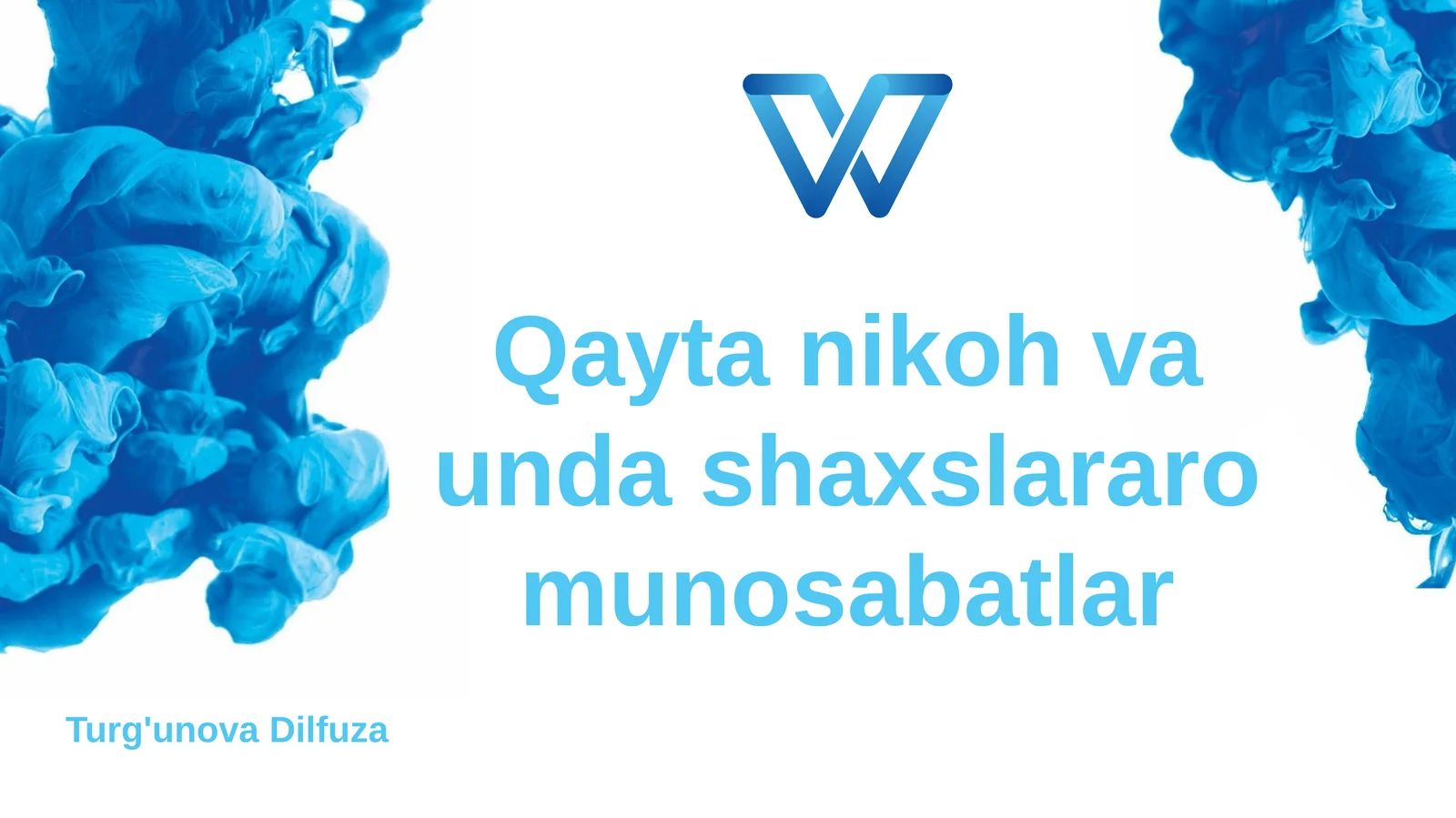 Qayta nikoh va unda shaxslararo munosabatlar